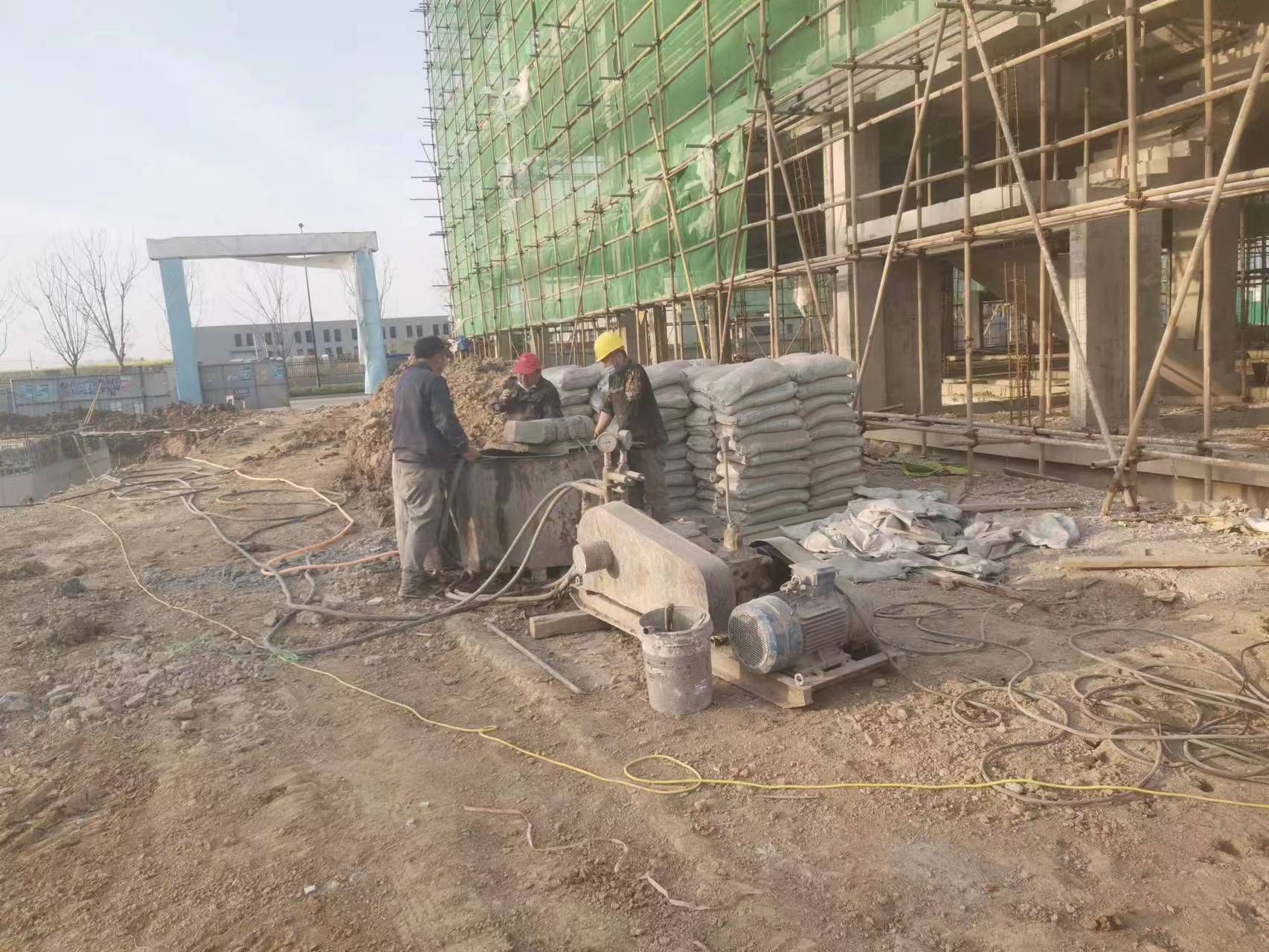 来宾别墅下沉注浆