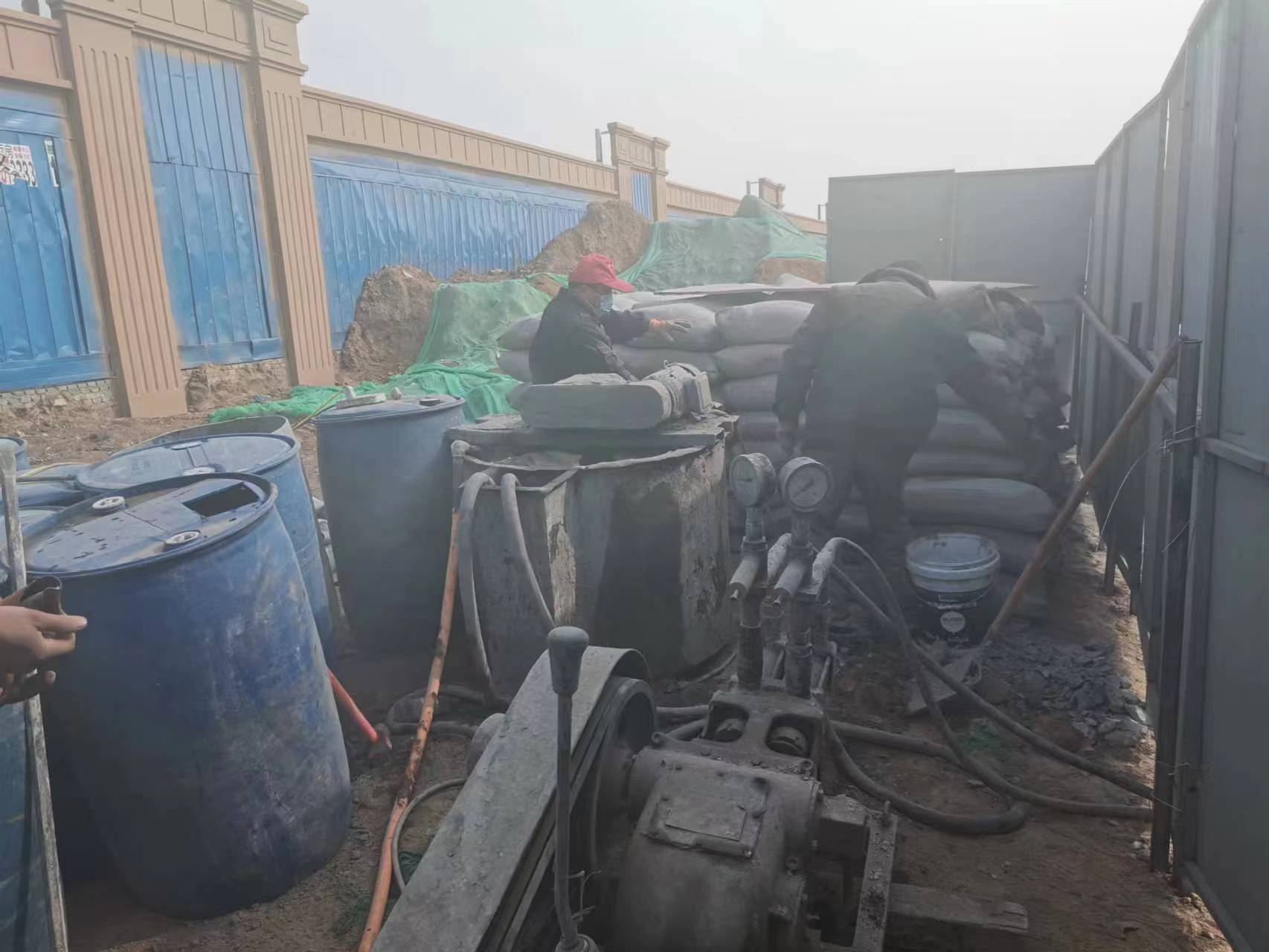 来宾房屋下沉注浆